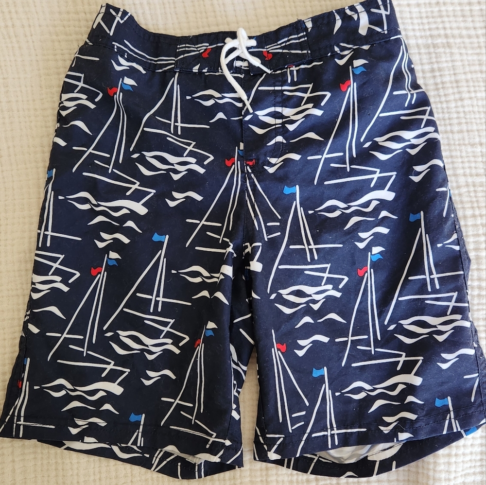 Janie and Jack Boys Swim Shorts Sz 8